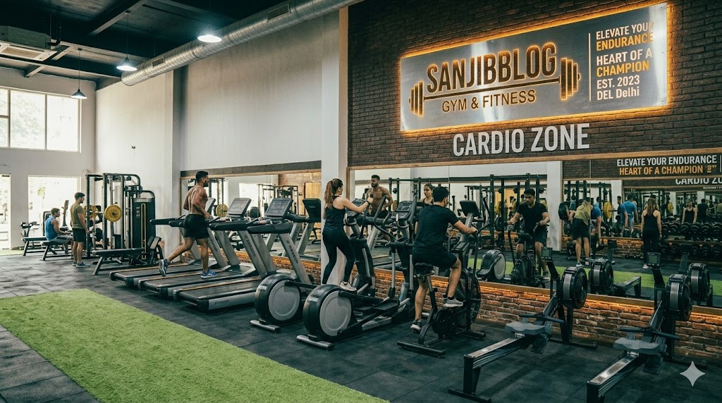 Sanjibblog gym Cardio zone